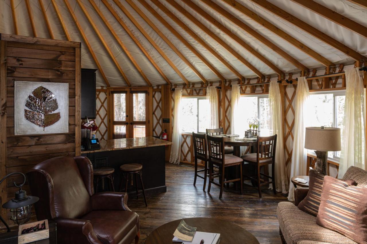 Topton Tranquil Haven Luxy Yurt - Creekside Glamping With Private Hot Tubヴィラ エクステリア 写真